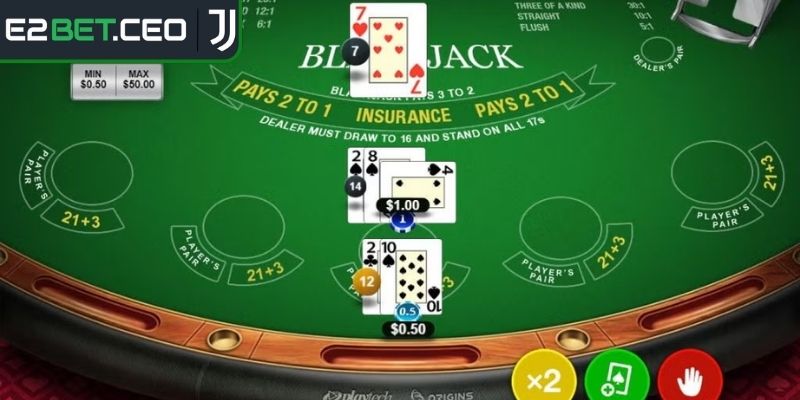 Blackjack Online E2BET – Chinh Phục Game Bài Đỉnh Cao 1 Tổng quan về Blackjack online E2BET