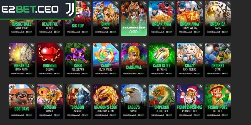 MG Nổ Hũ E2BET Kho Game Với Cơ Hội Săn Thưởng Khổng Lồ 3 Các dòng nổ hũ nổi bật hiện nay